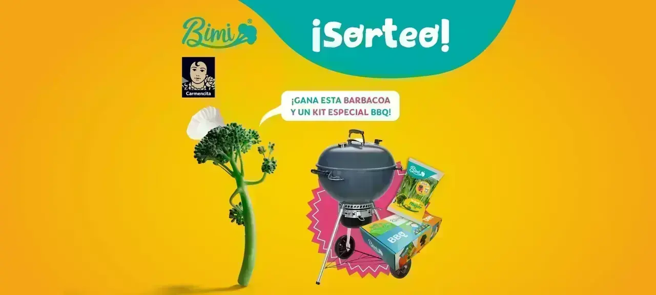Sorteo de Bimi para ganar una barbacoa Weber