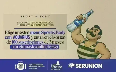 Gana con tu combo Banner de la promoción Gana con tu combo de Aquarius