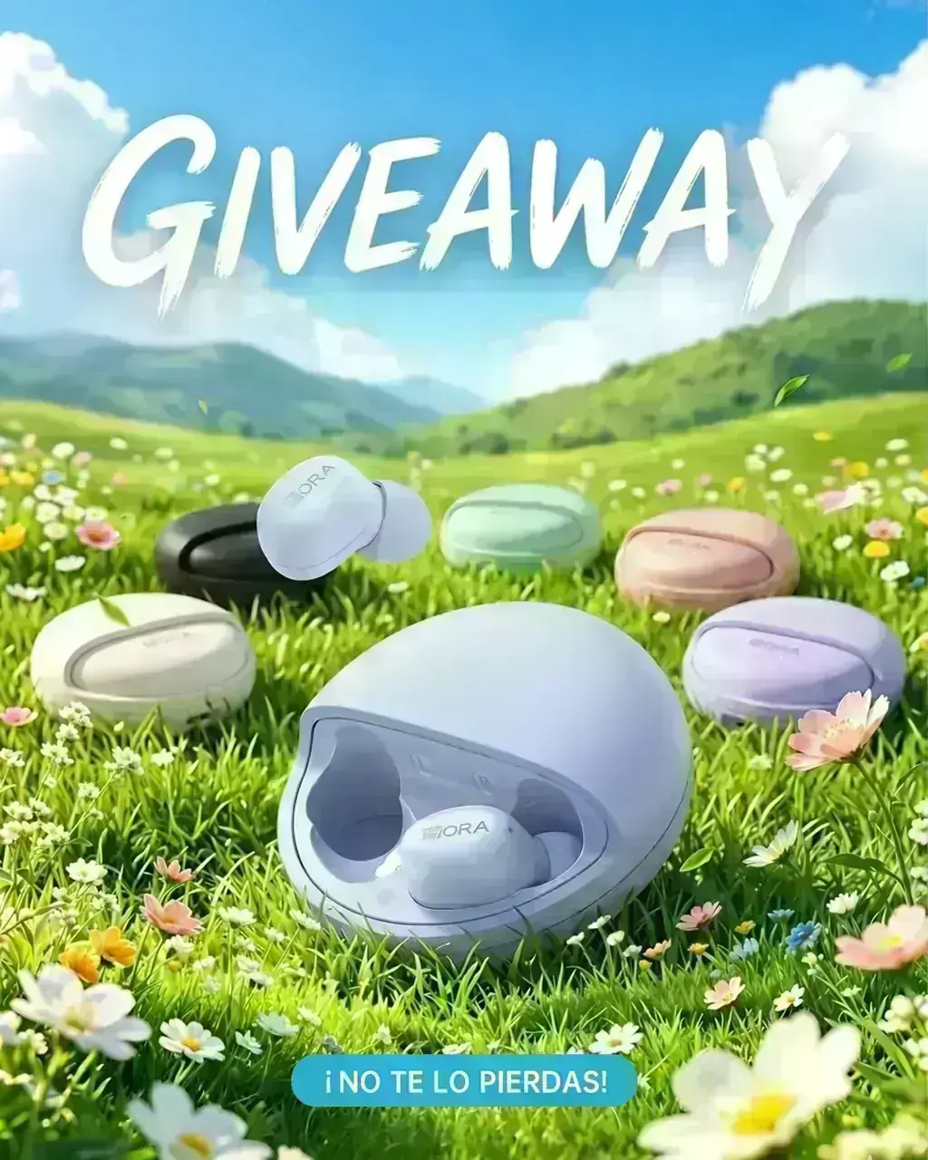 Giveaway AUT216 de 1HORA México Publicación del giveaway AUT216 de 1HORA México para ganar unos audífonos en color a elección
