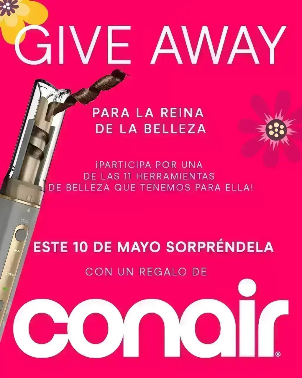 Giveaway Día de la Madre Conair México Giveaway de Conair México por el Día de la Madre con herramientas de belleza