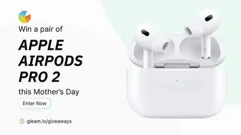 Apple AirPods Pro 2 Mother’s Day Giveaway Apple AirPods Pro 2 giveaway banner for Mother’s Day 2026
