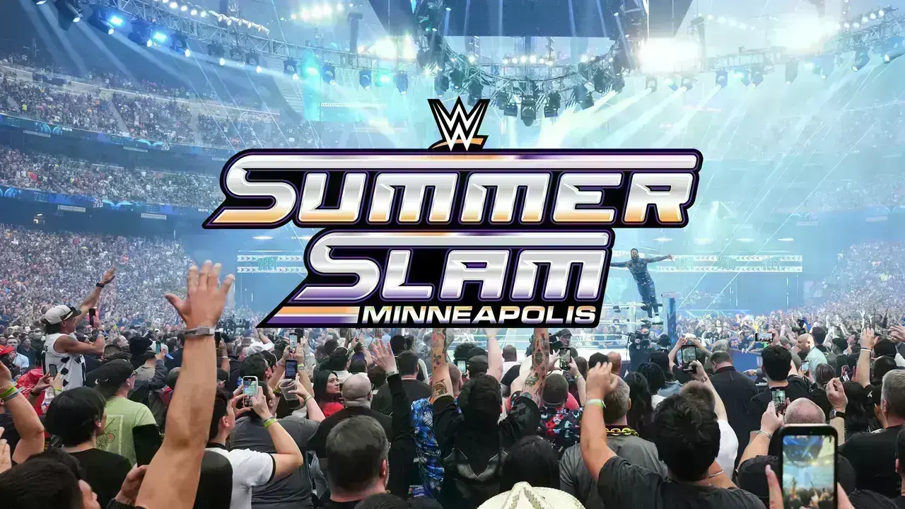 Minute Maid Bring the Juice Giveaway WWE SummerSlam Minneapolis promotional banner for the Minute Maid Bring the Juice Giveaway