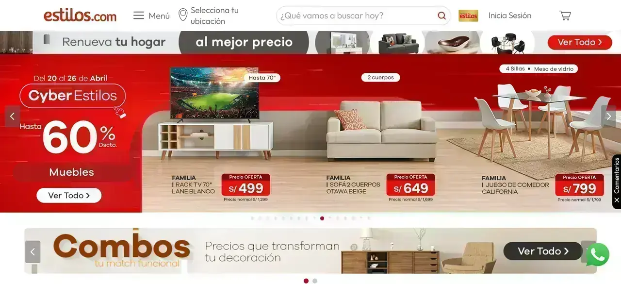 Sorteo Estilos por el Día de la Madre Banner del sorteo de Estilos con Gift Cards de S/200 por el Día de la Madre