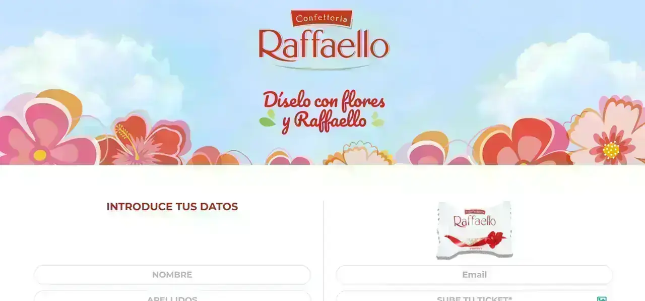 Promoción Raffaello Día de la Madre 2026: gana un ramo de flores preservadas
