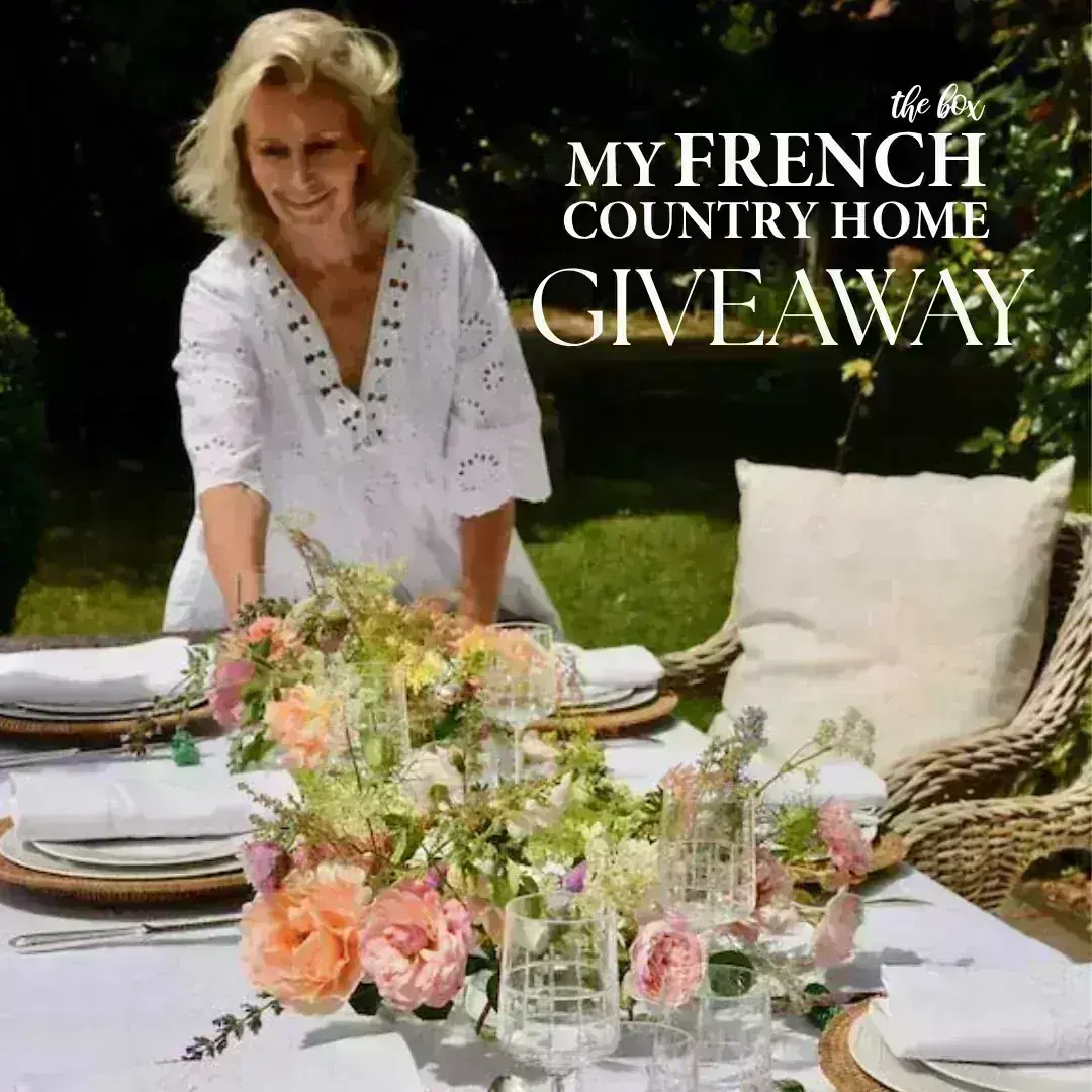 MFCH Spring Dining Box Giveaway Promotional image for the My French Country Home Spring Dining Box Giveaway