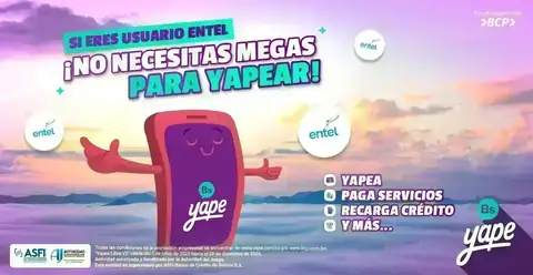 Yapea Libre V2 Banner de la promoción Yapea Libre V2 de Yape con navegación libre