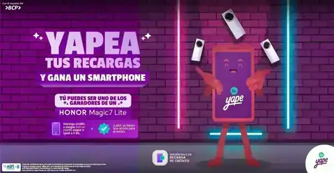 Yapea tu recarga y gana Promoción Yape Bolivia “Yapea tu recarga y gana” con recargas para participar en sorteos