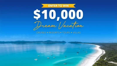 Win a $10,000 Dream Vacation Credit · Giveaway for Dinero dinero Viajes viajes · Canadá ca Estados