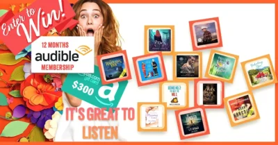 Win a 12-Month Audible Membership and $300 Amazon Gift Card · Giveaway for Educacion educacion GiftCards giftcards · Internacional internaci