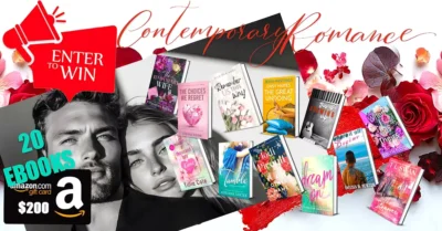Win 20 Contemporary Romance eBooks and a $200 Amazon Gift Card · Giveaway for Educacion educacion GiftCards giftcards · Internacional intern
