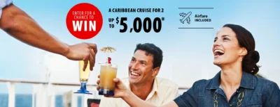 Gana un crucero por el Caribe para dos en 2026 con Expedia Cruises · Sorteo de Experiencias experiencias Viajes viajes · Canadá ca Estados