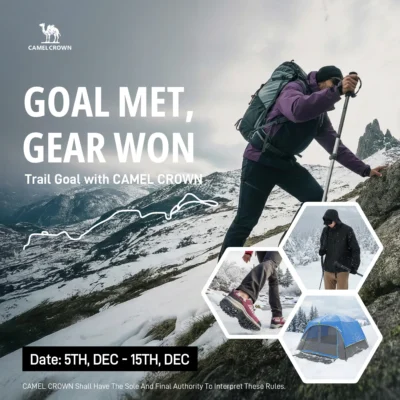 Win outdoor gear in the Goal Met Gear Won giveaway · Giveaway for Moda moda · Internacional internacional