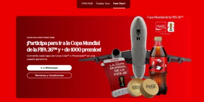 Coca-Cola Colombia te lleva al Mundial 2026: viajes, TV y bonos · Sorteo de Compras compras Experiencias experiencias · Colombia co