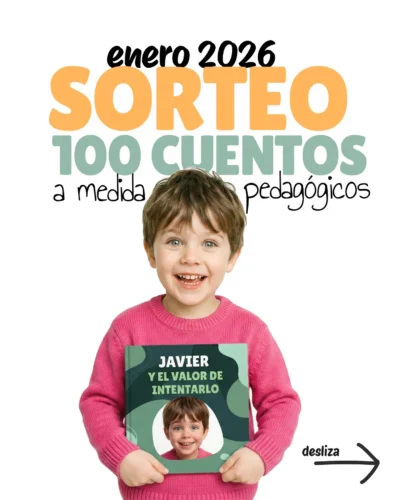 Sorteo 100 cuentos personalizados infantiles gratis · Sorteo de Educacion educacion Familia familia · España es