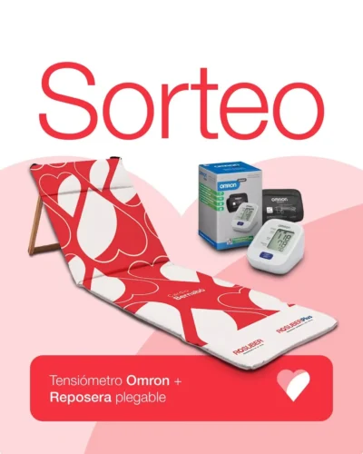 Sorteo reposera plegable y tensiómetro Omron · Sorteo de Hogar hogar Salud y · Argentina ar