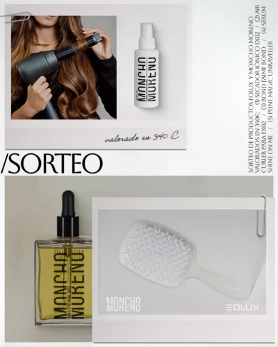 Sorteo rutina de haircare EOLUX valorada en 340 € · Sorteo de Belleza belleza Salud y · España es