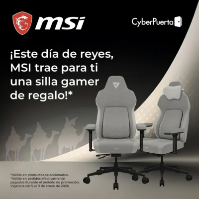 Cyberpuerta y MSI sortean una silla gamer ThunderX3 · México mx