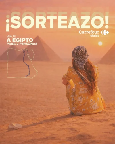 Sorteo Viaje a Egipto para 2 Personas con Carrefour Viajes · Sorteo de Experiencias experiencias Viajes viajes · España es
