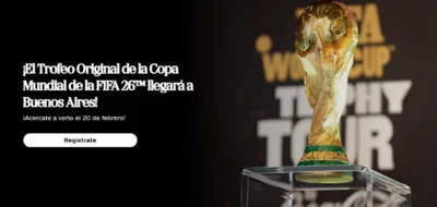 Coca-Cola sortea entradas para ver el Trofeo del Mundial 2026 · Sorteo de Especiales especiales Experiencias experiencias · Argentina ar