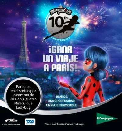 Ganá un viaje familiar a París con Miraculous Ladybug · Sorteo de Experiencias experiencias Viajes viajes · España es