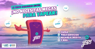 Yapea Libre V2 con Navegación Gratis en la App Yape · Sorteo de Lifestyle lifestyle Servicios servicios · Bolivia bo