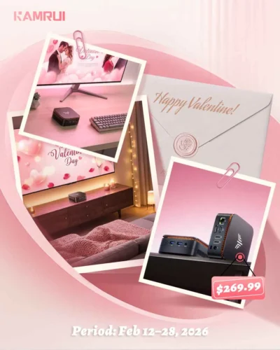 KAMRUI E1 Mini PC Valentine’s Giveaway · Giveaway for Tecnología tecnologia · Estados Unidos us