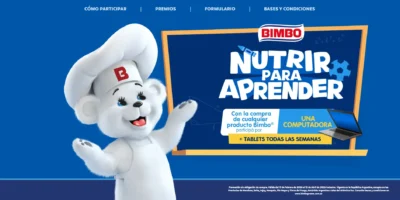 Ganá una notebook y tablets con la promo Bimbo Nutrir para Aprender · Sorteo de Comida y Bebidas comida-bebidas · Argentina ar