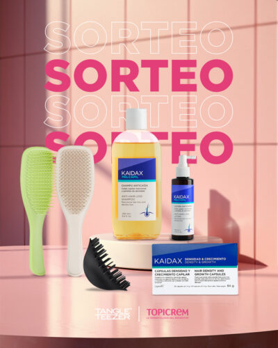 Sorteo Topicrem y Tangle Teezer · Sorteo de BEAUTY-PACK beauty-pack BEAUTY-PRODUCT beauty-product · España es