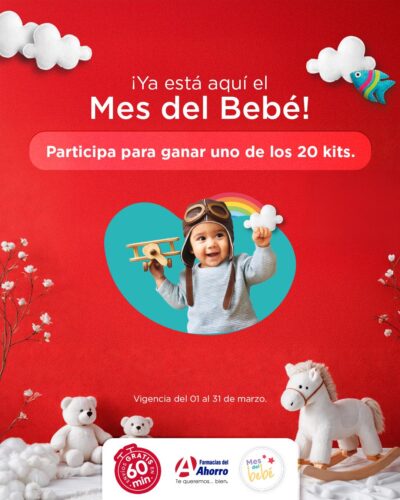 Gana 1 de los 20 kits del Mes del Bebé · Sorteo de BABY-PRODUCTS baby-products PROMO-PACK promo-pack · México mx