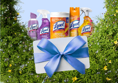 Lysol Email and Newsletter Sweepstakes · Giveaway for CASH cash GIFT-CARD gift-card · Estados Unidos us
