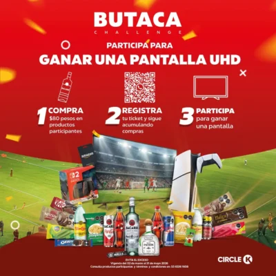 Butaca Challenge: Gana pases VIP al Mundial 2026 con Circle K · México mx
