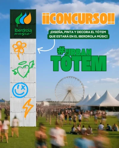 Gana 2.000€ y diseña el Urban Tótem de Iberdrola Music · España es