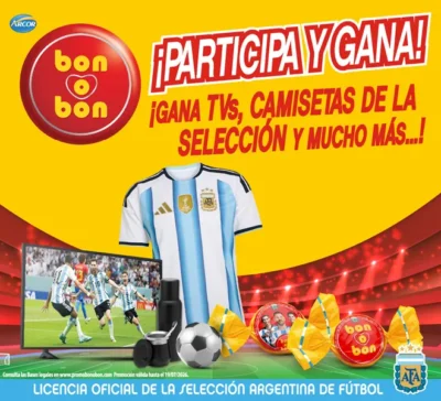 Gana smart-tv y camiseta con arcor · Sorteo de EVENT TICKET event-ticket TV · España es
