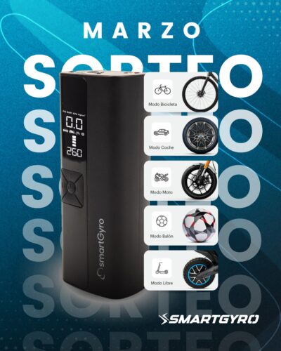 Sorteo Compresor de Aire Portátil SmartGyro · Sorteo de GADGET gadget TOOL-KIT tool-kit · España es