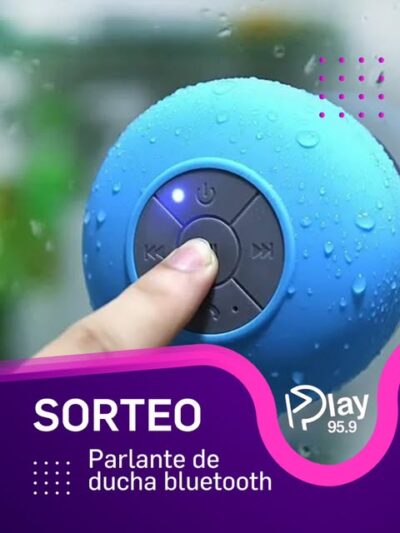 Sorteo Parlante Bluetooth para Ducha · Sorteo de GADGET gadget SPEAKER speaker