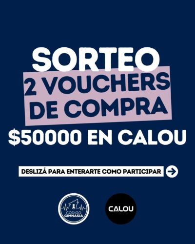 Sorteo Código Gimnasia x Calou · Sorteo de COUPON coupon STORE-CREDIT store-credit · Argentina ar