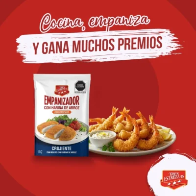 Platillo de cuaresma con Empanizador Tres Estrellas · Sorteo de AIR-FRYER air-fryer COOKWARE-SET cookware-set · México mx