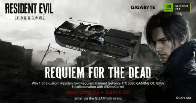 Win a custom GeForce RTX 5080 from GIGABYTE · Giveaway for LAPTOP laptop · Canadá ca Estados