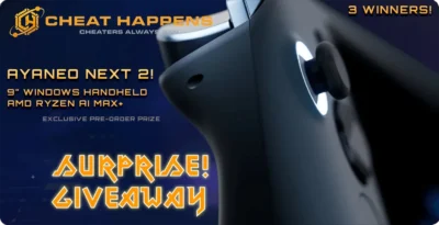 Gana una consola portátil AYANEO NEXT 2 con Cheat Happens · Sorteo de PC pc · Internacional internacional
