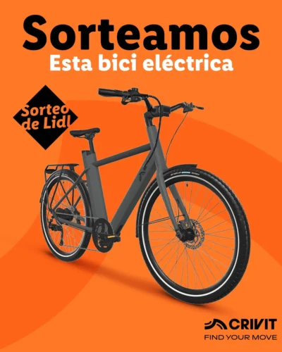 Sorteo #LaBiciDeCRIVIT · Sorteo de BIKE bike ELECTRIC-SCOOTER electric-scooter · España es