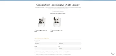 Gana un Catit Grooming Kit y Catit Creamy · Sorteo de FOOD-BOX food-box PET-SUPPLIES pet-supplies · España es