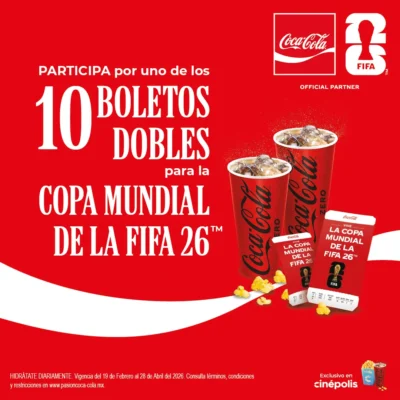 Gana 10 boletos dobles para la Copa Mundial de la FIFA 26 · Sorteo de Comida y Bebidas comida-bebidas · México mx