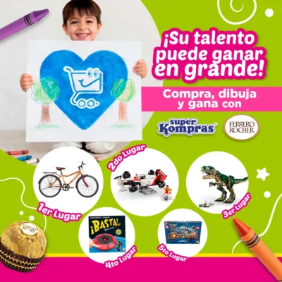 Consigue tu bicicleta para niños con Super Kompras · Sorteo de BIKE bike TOY toy · México mx