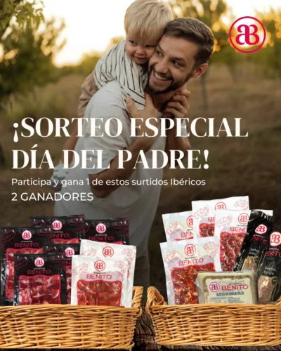 Sorteo Especial Día del Padre de Anselmo Benito · Sorteo de FOOD-BOX food-box PROMO-PACK promo-pack · España es