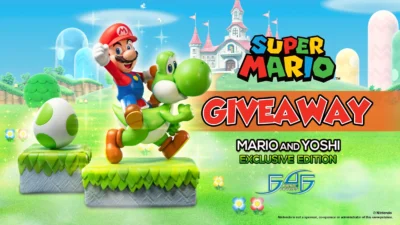Sorteo de Estatua Super Mario – Mario y Yoshi · Sorteo de GADGET gadget TOY toy · Argentina ar Australia