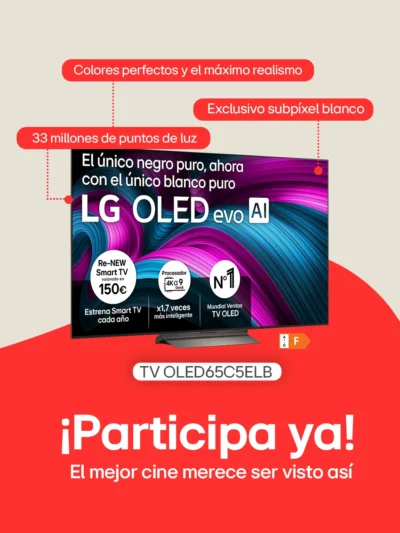 Sorteo LG OLED Semana Cine · Sorteo de TV tv · España es