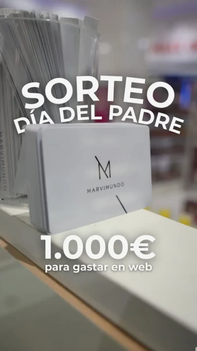 Sorteo 1.000€ Día del Padre Marvimundo · Sorteo de GIFT-CARD gift-card STORE-CREDIT store-credit · España es