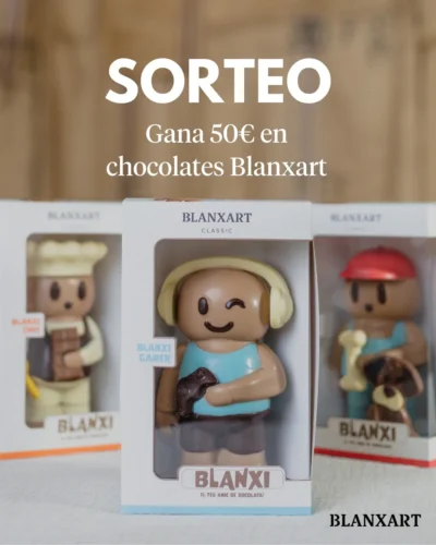 Sorteo de Pascua: 4 vales de 50€ en Blanxart Chocolates · Sorteo de COUPON coupon FOOD-BOX food-box · España es