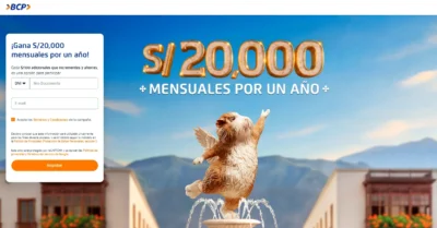 Campaña Sueldazo BCP 2026: Gana un premio de S/ 240,000 · Perú pe