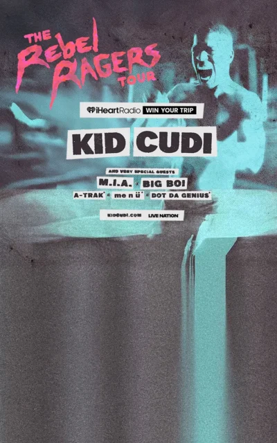 ¡Gana un viaje para ver a Kid Cudi en el Rebel Ragers Tour! · Sorteo de CONCERT-TICKET concert-ticket EVENT TICKET · Estados Unidos us